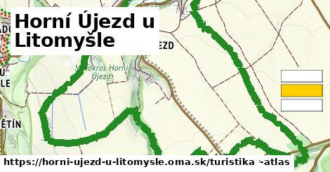 Horní Újezd u Litomyšle Turistické trasy  
