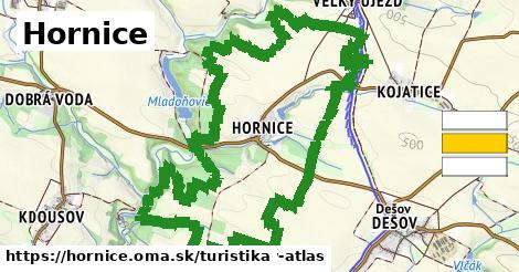 Hornice Turistické trasy  