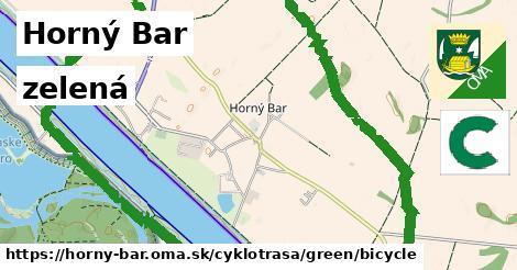 Horný Bar Cyklotrasy zelená bicycle