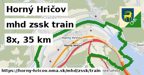 Horný Hričov Doprava zssk train