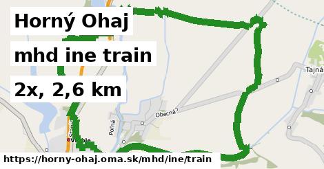 Horný Ohaj Doprava iná train