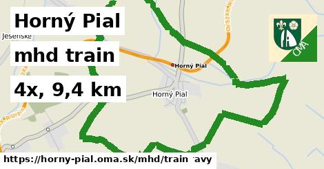 Horný Pial Doprava train 