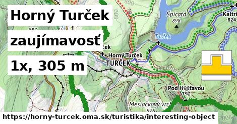 Horný Turček Turistické trasy zaujímavosť 
