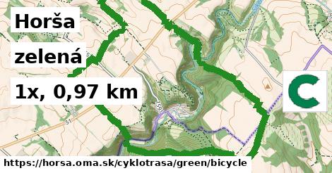 Horša Cyklotrasy zelená bicycle