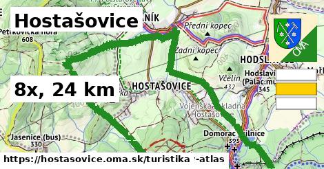 Hostašovice Turistické trasy  