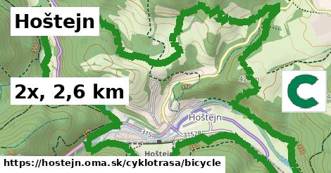 Hoštejn Cyklotrasy bicycle 