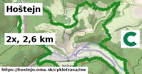 Hoštejn Cyklotrasy iná 