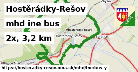 Hostěrádky-Rešov Doprava iná bus