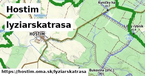Hostim Lyžiarske trasy  