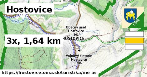 Hostovice Turistické trasy iná 