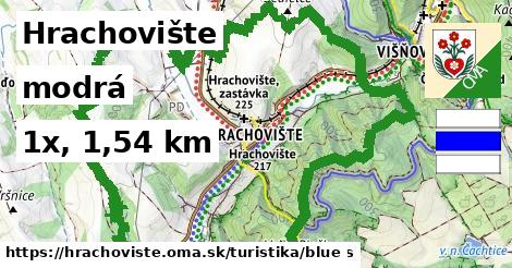 Hrachovište Turistické trasy modrá 