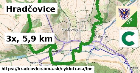 Hradčovice Cyklotrasy iná 