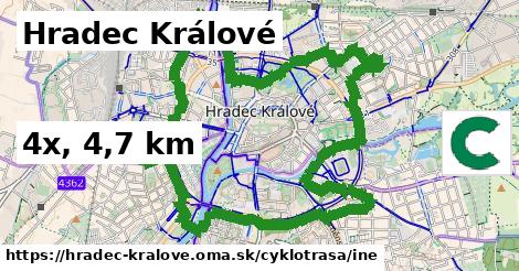 Hradec Králové Cyklotrasy iná 