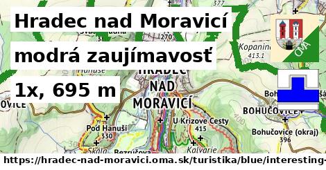 Hradec nad Moravicí Turistické trasy modrá zaujímavosť