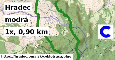 Hradec Cyklotrasy modrá 