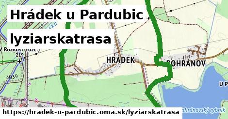 Hrádek u Pardubic Lyžiarske trasy  