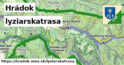 Hrádok Lyžiarske trasy  