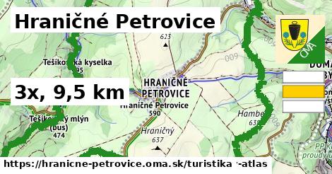 Hraničné Petrovice Turistické trasy  