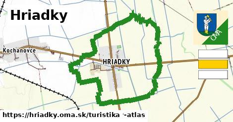 Hriadky Turistické trasy  