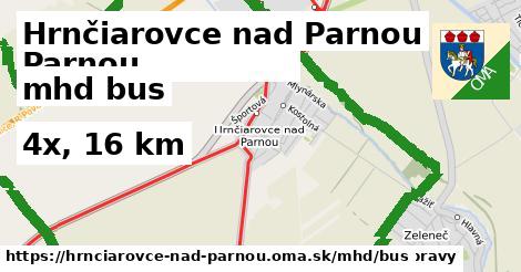 Hrnčiarovce nad Parnou Doprava bus 