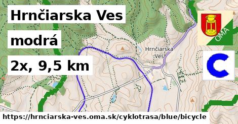 Hrnčiarska Ves Cyklotrasy modrá bicycle