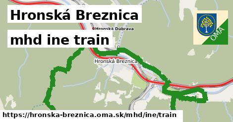 Hronská Breznica Doprava iná train