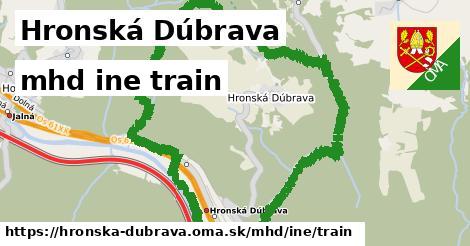 Hronská Dúbrava Doprava iná train