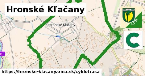 Hronské Kľačany Cyklotrasy  