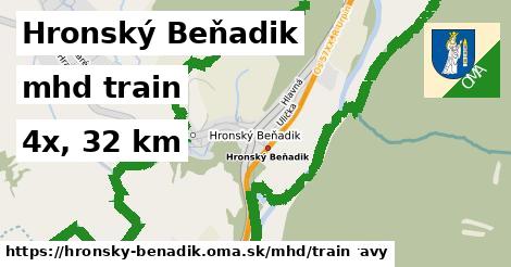 Hronský Beňadik Doprava train 