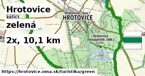 Hrotovice Turistické trasy zelená 