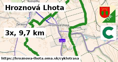 Hroznová Lhota Cyklotrasy  