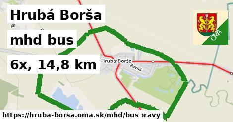 Hrubá Borša Doprava bus 