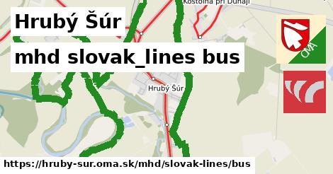 Hrubý Šúr Doprava slovak-lines bus