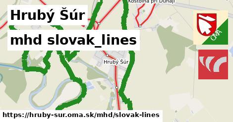 Hrubý Šúr Doprava slovak-lines 