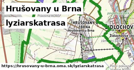 Hrušovany u Brna Lyžiarske trasy  