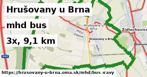 Hrušovany u Brna Doprava bus 