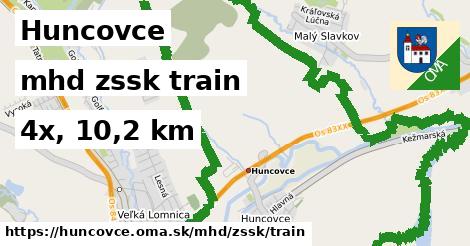 Huncovce Doprava zssk train