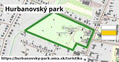 Hurbanovský park Turistické trasy  