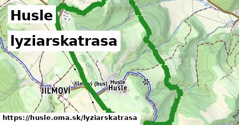 Husle Lyžiarske trasy  