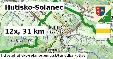 Hutisko-Solanec Turistické trasy  