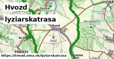 Hvozd Lyžiarske trasy  