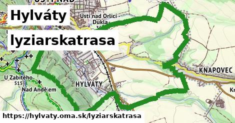 Hylváty Lyžiarske trasy  