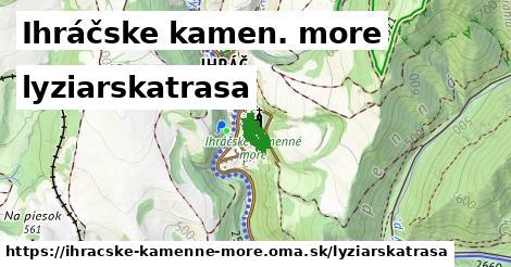 Ihráčske kamen. more Lyžiarske trasy  