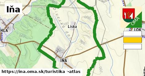 Iňa Turistické trasy  