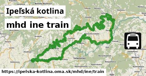 Ipeľská kotlina Doprava iná train