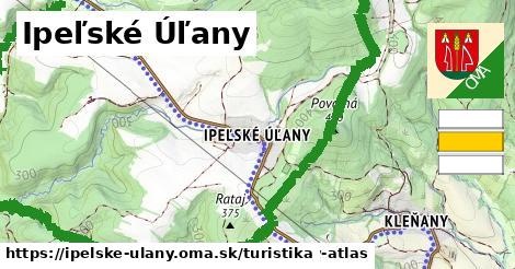 Ipeľské Úľany Turistické trasy  