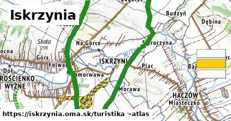 Iskrzynia Turistické trasy  