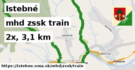 Istebné Doprava zssk train