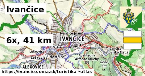 Ivančice Turistické trasy  