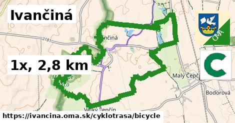 Ivančiná Cyklotrasy bicycle 